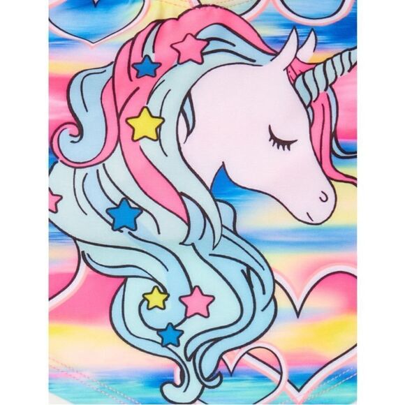 Girls Unicorn Printed Tankini Swimsuit Bathing Suit 2-Pack Size L 10/12 - Picture 11 of 11